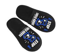 Pantoufle Maison Sensibilisation À La Maltraitance Infantile Chaudes Pantoufles Confortable Chaussons Maison Doux Hiver Chaussures Chaudes Pour Maison Voyages Camping L