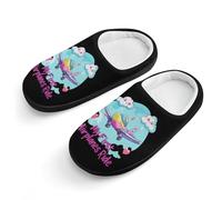 Pantoufle Mon Premier Voyage En Avion Pantoufles En Peluche Pour Homme | Chaussures Antidérapants Chauds Pantoufles Moelleuses Pour Chambre Extérieur Intérieur