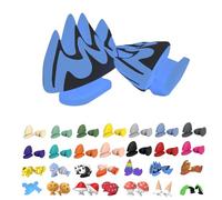 Pantoufle Nuage Requin avec Nageoires Drôles 3D en Forme de Corne de Glace, Pantoufle Requin Nuage avec Nageoires Drôles Panda Fraise Bonnet de Père Noël Citrouille Feu, Taille unique