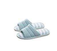 Pantoufles à bout ouvert en mousse à mémoire de forme antidérapantes confortables pour femme - Pantoufles respirantes pour chambre à coucher - Chaussures chaudes et confortables à enfiler - Pour