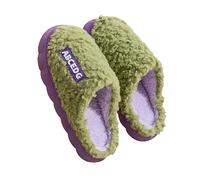Pantoufles à fourrure pour femme, en peluche, confortables, antidérapantes, pour maison, fermées, devant chaud, poilues, chaudes, moelleuses, silencieuses, lavables, invités, à la mémoire de forme