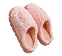 Pantoufles à fourrure pour femme, en peluche, confortables, antidérapantes, pour maison, fermées, devant chaud, poilues, chaudes, moelleuses, silencieuses, lavables, invités, à la mémoire de forme