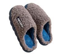 Pantoufles à fourrure pour femme, en peluche, confortables, antidérapantes, pour maison, fermées, devant chaud, poilues, chaudes, moelleuses, silencieuses, lavables, invités, à la mémoire de forme