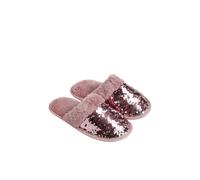 Pantoufles à paillettes femme Admas Rose 40/41