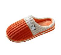 Pantoufles à plateforme pour femme - Coussin douillet - Chaudes - Pantoufles antidérapantes - Chaussons d'hiver confortables - Chaussons ménagers en feutre tendance - Chaussons en peluche - Chaussures