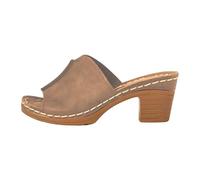 Pantoufles à talons hauts élégantes pour femme - Chaussures d'été avec talon - Chaussures d'été à talon bloc - Confortables - Chaussures pour femme - Loisirs - Bout ouvert - Pantoufles de vacances