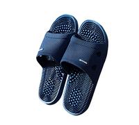Pantoufles Acupressure Pied Masseur Acupoint Massage Balle Chaussures, Chaussons Sandales de Réflexologie Plantaire Réflexologie Sandales Yoga Fitness for Hommes Femmes(Blauw,43/44 EU)