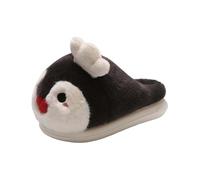 Pantoufles Animale Pingouin Chaussons en Peluche Doublure