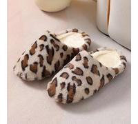 Pantoufles antidérapantes en mousse à mémoire de forme pour femme Marron | Claquettes confortables en velours côtelé, semelle légère antidérapante, intérieur et extérieur, lavables en machine