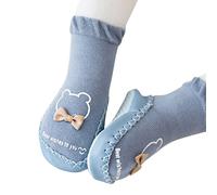 Pantoufles Antidérapantes Pour Nouveau-Né, Chaussettes De Sol Pour Bébé, Ours De Dessin Animé