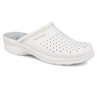 Pantoufles blanches Fly Flot Anatomical pour femme 85094 37