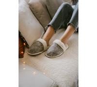 Pantoufles CaussÃŒn Ginette Gris 44