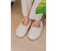 Pantoufles Caussün Marcel Fluffy Blanc 38