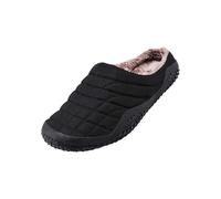 Pantoufles chaudes douces et confortables pour garder vos pieds au chaud en hiver - Chaussons chauds pour homme - Taille 13, Noir , 42.5 EU