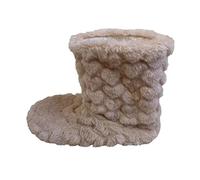 Pantoufles chaudes pour femme, chaussettes de sol pour adultes, extra épaisses, chaussures de danse d'intérieur confortables, bottes tubulaires pour l'éducation précoce des parents, c, 43 EU
