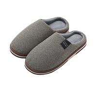 Pantoufles Chaudes pour Homme et Femme,Pantoufles Confortables en Feutre Chaussons légants Chauds Chambre Coucher Fashion Home Shoes Grande Taille Automne Hiver Intérieur/extérieur
