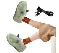 Pantoufles chauffantes pour femme - Chaussures d'intérieur en peluche douce USB | Chauffe-pieds électriques pour l'hiver, la maison, le bureau, la chambre à coucher, la relaxation et le confort