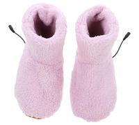 Pantoufles chauffantes pour femmes, 1 paire de chaussons chauffants doux, chaussons USB mignons pour femmes et hommes, pantoufles électriques pratiques rechargeables, chauffe-pieds confortables et