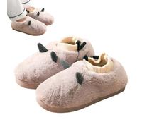 Pantoufles chauffantes pour femmes, chaussons chauffants rechargeables, Chaussons chauffants Pantoufles chauffantes électriques en peluche, Chaussures Plush House Chauffe-pieds USB pour fe