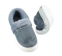 Pantoufles chauffantes rechargeables | 5000 mAh 4 niveaux de chaussons chauffants électriques doux de 25,4 cm | Chaussures d'hiver à piles pour l'intérieur, la maison, le bureau, le salon, la chambre