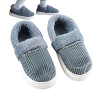 Pantoufles chauffantes - Velours + EVA, voir le tableau des tailles, chauffe-pieds rechargeables, 4 niveaux réglables | Pantoufles chauffantes thermiques d'intérieur électriques, chaussures