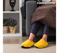 Pantoufles Chaussons Chauffants au Micro-Ondes - Jaune - InnovaGoods Wellness Relax