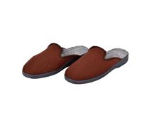 Pantoufles chaussons homme - OZABI - Confort et Qualité Supérieure - Marron - 44173 42