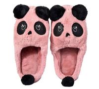 Pantoufles COCOONING pour Femme - OZABI - ST5967 PANDA Rose - Confortable et Chaud 36/37