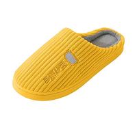 Pantoufles confortables en mousse à mémoire de forme pour couple - Jolies pantoufles imprimées antidérapantes pour chambre à coucher - Pantoufles pelucheuses unisexes - Chaussures d'automne et