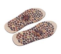 Pantoufles d'acupression, Chaussures de Relief Relaxantes Confortables Flexibles Insérer des Semelles Intérieures 2pcs Massage Intérieure à Seme pour les Hommes Femmes (L)