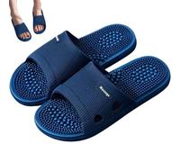 Pantoufles d'acupression, pantoufles de massage légères et antidérapantes pour hommes, sandales d'acupression fonctionnelles respirantes pour réduire la neuropathie des pieds, soulagement de la dou