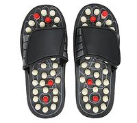 Pantoufles D'acupression Pantoufles de Réflexologie de Stimulation du Point D'acupuncture, Chaussons de Massage des Pieds pour la Douleur Thérapie de Soulagement du Stress Outils(42-43)