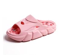 Pantoufles D'acupression Unisexes Chaussons De Douche À Semelle Épaisse Antidérapante Avec Masseur De Pieds Sandales De Réflexologie D'acupuncture Favorisent Circulation Sanguine(Pink,36 EU)