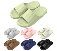Pantoufles de Douche Hommes Femme Été Sandales Confortable Maison Chaussons Bain Antidérapant Claquette Piscine Plage Claquettes Sliders Ultra Doux Antidérapante Intérieur Slides Eté