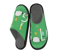 Pantoufles de golf pour jeunes gens qui jouent au golf pour hommes et femmes, chaussures de sport, de golf pour femmes, pantoufles d'intérieur, chaussettes d'intérieur, chaussures de chambre à coucher