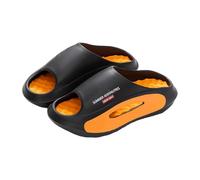Pantoufles de massage confortables antidérapantes avec semelle épaisse - Bout ouvert - Chaussures orthopédiques faciles à enfiler - Soutien de la voûte plantaire - Chaussures respirantes pour fasciite