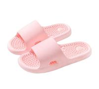 Pantoufles de massage d'acupression - Réflexologie thérapeutique - Pour pieds - Massage - Akupoint - Soulage la douleur de l'arche - Antidérapantes - Pour baignoire, douche, Rose, 40 EU