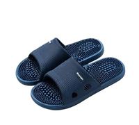 Pantoufles De Massage Des Pieds, Diapositives Souples Décontractées, Bain Antidérapant, Soulagement, Concis, Plage, Chaussures Plates For La Maison(Blue,40-41)