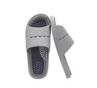 Pantoufles de Massage des Pieds Masseur de Pied Outil de Acupression Relaxation de Massage pour Soulager la Fasciite Plantaire Favoriser la Circulation Sanguine(Size:EU 44/45,Color:Gris)