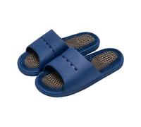 Pantoufles de Massage des Pieds Masseur de Pied Outil de Acupression Relaxation de Massage pour Soulager la Fasciite Plantaire Favoriser la Circulation Sanguine(Size:EU 42/43,Color:Bleu)