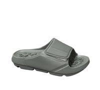 Pantoufles de Massage d'été for hommes, diapositives réglables, sandales d'intérieur et d'extérieur, chaussures plage décontractées, tongs à semelle souple(Green,38)