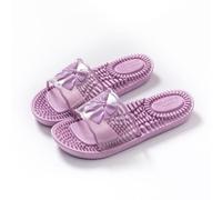 Pantoufles de Massage,Masseur de Pied d'Acupression Chaussures de Massage des Pieds pour Détendre les Pieds et Favoriser la Circulation Sanguine(Size:EU 40/41,Color:Violet)