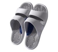 Pantoufles De Massage Par Acupression Pour Soulager La Fasciite Plantaire Et La Neuropathie Sandales De Réflexologie Avec Picots Stimulants Sandales De Massage Des Pieds(Gray,42/43 EU)
