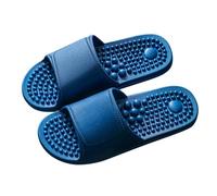 Pantoufles de massage pour homme et femme - Appareil de massage des pieds pour améliorer la circulation sanguine, soulager la fasciite plantaire - Cadeau pour maman papa, Marine - A, 44