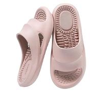 Pantoufles de massage Xnlonby pour femme - Acupression - Soulagement de la neuropathie, de l'arthrite et de la fasciite plantaire - Rose - Taille 37 EU