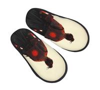 Pantoufles de motivation Samouraï pour homme et femme Guerrier japonais antidérapant pour intérieur confortable en mousse à mémoire de forme Chaussures de voyage pour chambre à coucher, multicolore, 6