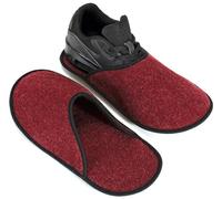 Pantoufles de musée Pantoffelmann sans semelle ABS | Taille 36-40 | Pantoufles en feutre pour artisans et visiteurs | Protègent saleté et rayures | Chaussons lavables invités