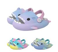 Pantoufles de plage antidérapantes pour enfants avec dents de requin, Blue A., 27/28 EU