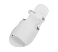 Pantoufles de plage pour femme - Pantoufles d'été confortables - Grandes tailles - Pantoufles plates creuses - Chaussures de plage - Couleur unie - Antidérapantes - Sandales d'extérieur - Sandales de