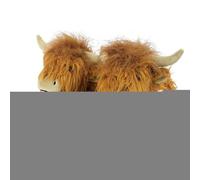 Pantoufles De Vache Highland,Pantoufles De Vache Écossaise En Peluche, Pantoufles Douces Et Chaudes Pour Animaux,moelleux, Antidérapants, Mignons,highland Cow Slippers Pour L'intérieur Et L'extérieur
